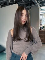 エルム 原宿 表参道(yelm)&nbsp;★くびレイヤーエモージュイメチェンハッシュカットフルバング