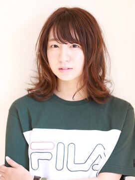 ヘアーサロン エクラ(HAIR SALON eclat) ふわっと軽いナチュラルミディアムボブ♪
