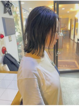 ヘアアンドスペース ベロン(hair&space velon) 長めレイヤーボブ
