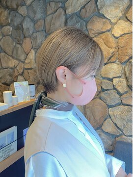 ラック(LUCK) カール/セミディ/シアーカラー/姫カット/ミルクティーショート