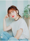 編み込みポニー20代/30代/40代ハレマチ通り