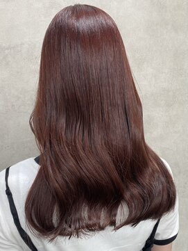 ルノン フィージュ(LUNON fieju) レッドカラー/ボルドー/Wカラー/くびれ巻き