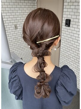 ソノ(sono) 編みおろし 参列ヘア イベントヘア デートヘア ヘアセット