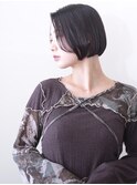 ナチュラルボブ×大人ショートボブ×前髪なし 20代30代40代50代