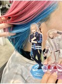 刀ミュ 小竜景光 今剣 ピンク 水色 ペールブルー ケアブリーチ
