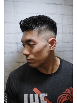 グレイスフル バーバープラチナム 六本木店(Graceful Barber platinum) メンズ/ツーブロック/ショート/アップバング/黒髪/刈り上げ