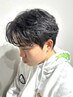カット＋韓国風パーマ  (シャドウ、ニュアンス、フェザー、ダウンパーマ)