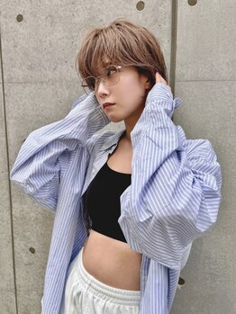 パーカー(parker)の写真/【中津/梅田】ミリ単位で印象が変わるショートヘアなら『parker』へ。
