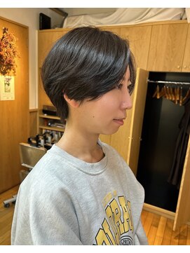 ロジエ(ROSIER) 大人柔らかベージュハンサムショート丸みショート