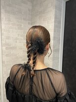 シアン ヘア デザイン(cyan hair design) 【cyan】ツイストツインアレンジ