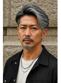メンズハイライトバレイヤージュメッシュ