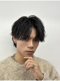 men"s/メンズ/フェザーパーマ/シャドウパーマ/韓国ヘア/マッシュ