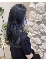 モアナ バイ ヘッドライト 宜野湾店(Moana by HEADLIGHT)&nbsp;Moana【宜野湾】#ネイビーカラー#ブルーブラック#パーマ