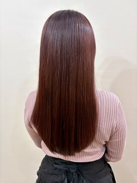 ピンクブラウンカラー/Tink横浜　佐藤