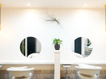 ユニカ オレ(UNIKA ore)の雰囲気（シンプルで清潔感があり、隣同士のゆとりもある店内）