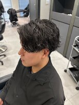 ハイプ 名古屋栄(HYPE)&nbsp;センターパート×ツイストスパイラルパーマ(栄/名古屋/メンズ)