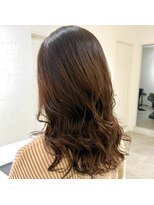 ジュベ(juve.)&nbsp;大分ミディアムロング顔まわりレイヤーカット髪質改善カラー