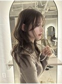 ベージュ/レイヤーカット/ハッシュカット/栄