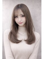 ディーエイチ ハル アヴェダ(Dh-HAL-AVEDA)&nbsp;ブリーチなし/透明感ベージュ/レイヤーカット/大人可愛い/ AVEDA