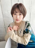 ふんわりシルエットの丸みショート