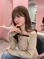 ボタン シブヤ(VOTAN SHIBUYA)&nbsp;【MISAKI】オリーブベージュ/ブリーチなしカラー/レイヤーカット