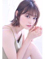 モナザスカイ 栄(MONA the SKY)&nbsp;【MONA】外ハネボブ/ヘーゼルベージュ/垢抜けヘア