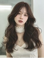 フレイムスヒュー 高崎店(FRAMES HUE)&nbsp;韓国ハッシュカット×艶ショコラベージュカーテンバング＊＊