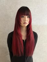 ノブレス(NOBLESSE)&nbsp;ロングレイヤー×レッド