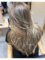 ヘアーポケット リタ(HAIR POCKET ritta) 〈城下〉レイヤーカット×バレイヤージュワンホンレイヤー