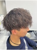 スパイラルツイスト×ベージュカラー