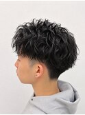 刈り上げアクティブショート×フェザーパーマで柔らかい毛流れ