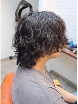 ヘアーサロン カヴィエ(hair salon covie)&nbsp;ウルフレイヤーパーマ　ツイストスパイラル　縦落ちパーマ