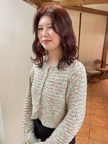 ラパンセベージュ(LA PENSEE BEIGE)&nbsp;LAPENSEE/beige/奥村/ワインレッド