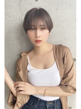 ジーナ セントラル銀座(Zina) ☆大人かわいいショートのグレーアッシュ☆