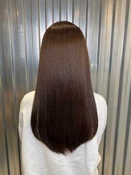 ジーナ 渋谷駅前(Zina) 小顔セミウェットウェーブピンクベージュハイライトカラー