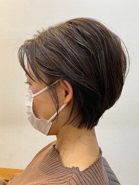 リノ 辻堂(lino) カーキグレージュ/マッシュショート/大人かわいい[辻堂/辻堂駅]