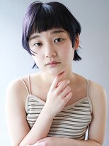 ザビー(THE B)&nbsp;本八幡×パープル×ケアブリーチ×シンプルボブ