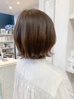 キャアリー(Caary)&nbsp;福山市美容室Caary人気 抜け感モカブラウン艶カラー