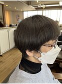 マッシュショートネイビー2