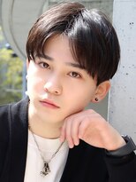 ネイビー(NAVY)&nbsp;今人気の髪型！マッシュにも出来る2wayミニセンターパート