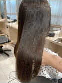 やわらかな縮毛矯正+髪質改善トリートメント