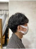 波巻きパーマ