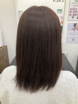 ビーズカラー 鶴岡エスモール店 【B'ｓ】20代30代40代50代人気◎ 艶×ベリーショコラ/セミロング