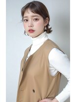スタイル 横浜(STYLE)&nbsp;くびレイヤーエモージュ前髪マチルダボブマロンクベージュ横浜