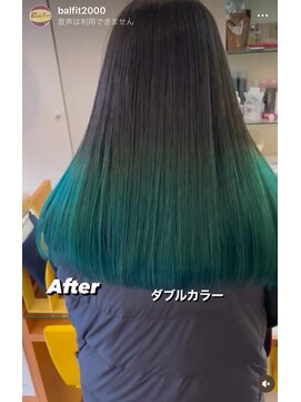 トータルビューティーバルフィット(BALFIT) ダブルカラー、メンテナンスカット