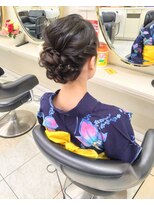 ビューティサロン東京堂&nbsp;アップスタイル～浴衣～