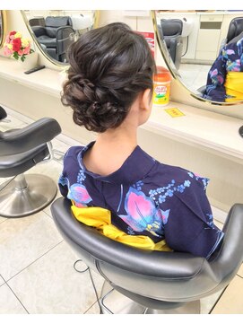 ビューティサロン東京堂 アップスタイル～浴衣～