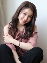 マイラ 銀座(myla)&nbsp;似合わせくびれ小顔カットネビージュワンレンひし形ボブルフ黒髪