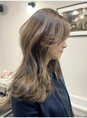 20代30代40代ハイライト白髪ぼかしバレイヤージュレイヤーカット