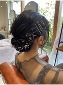 お呼ばれアレンジ